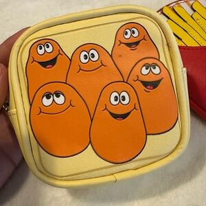 McDonald’s fry and nugget cosmetic bags